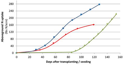 CDFA FREP CA Fertilization Guidelines Celery Nitrogen Uptake And