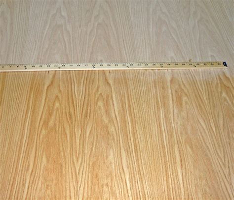 Oak Red Flat Cut Wood Veneer Sheet Jso Wood Products