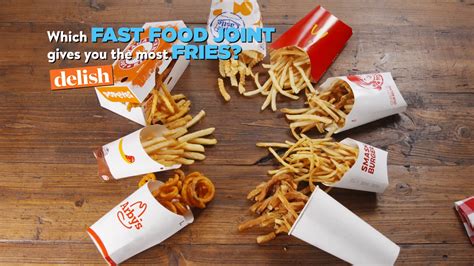 Which Fast Food Chain Has The Most Fries?