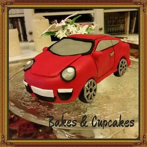 Porsche Cake Tarta Porsche Decorated Cake by Mónica CakesDecor