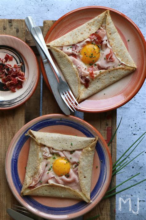 GALETTE BRETONNE CREPES DE JAMÓN HUEVO Y QUESO Las Recetas de MJ