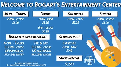 OPEN BOWLING | Bogart's