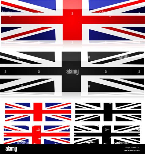 Union Jack Styles Stock Vector Image And Art Alamy