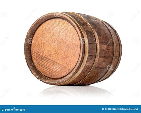oak cask isolated stock photo image  beer storage