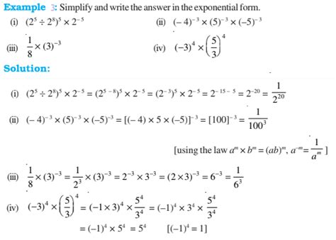 Exponents And Powers Class 8 Chapter 12 Notes With Examples