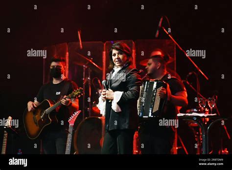 Rio De Janeiro June Singer Roberta Miranda During A Show At