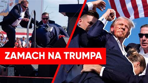 Zamach Na Trumpa Na Wiecu Pad Y Strza Y Wstrz Saj Ce Nagranie Z Usa