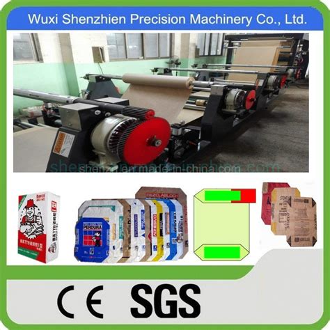 Sgs Approved Multiwall Cement Paper Valve Bag Making Machine China