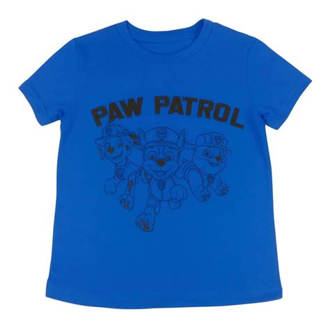 Playera Nickelodeon Paw Patrol Para Ni O Equipo Azul Talla