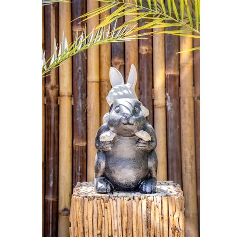 Statue De Jardin Lapin Carole La Porte C T