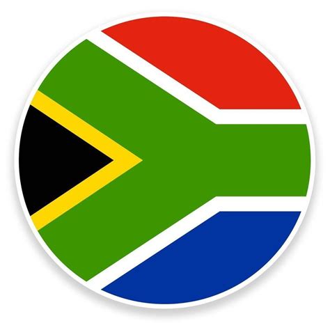 2 X South Africa Flag Vinyl Sticker 9121 Print Vinyl Stickers Vinyl