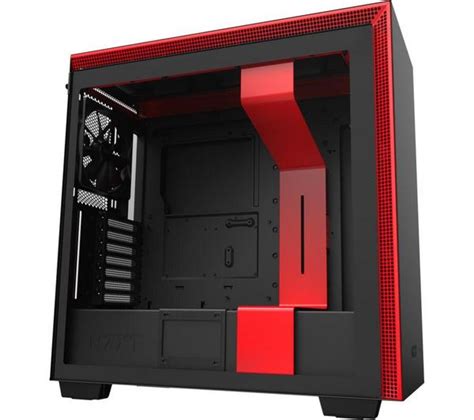 Buy Nzxt H710 E Atx Mid Tower Pc Case Black And Red Currys