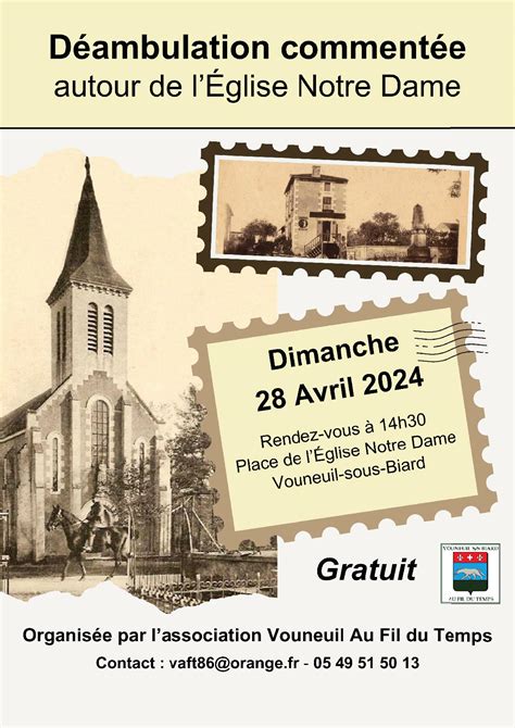 Déambulation Patrimoniale Vouneuil sous Biard fr