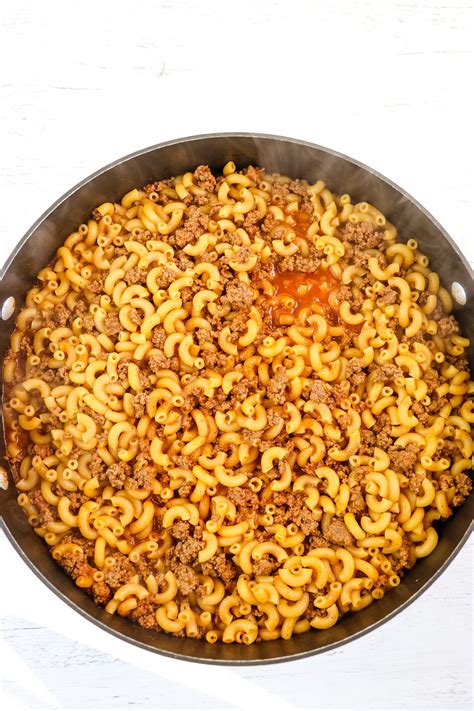 The BEST Cheeseburger Macaroni Recipe | Delightful E Made