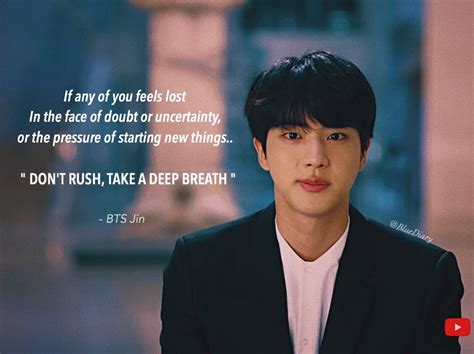 Kim Seokjin Of Bts Bts Quotes Bts Lyrics Quotes Bts Qoutes