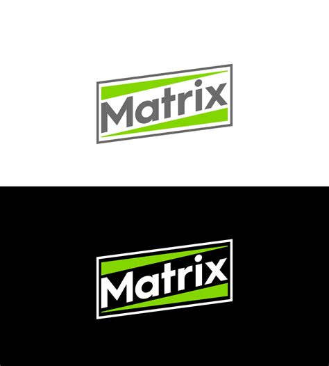 Matrix brand logo. Matrix typography monogram. 20291080 Vector Art at ...