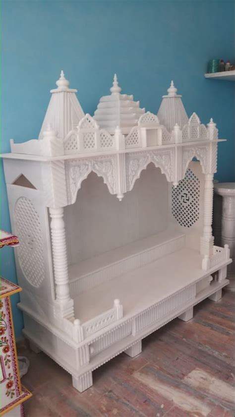 White Marble Temple For Home Size 4 3 2 At Rs 90000 In Jaipur ID