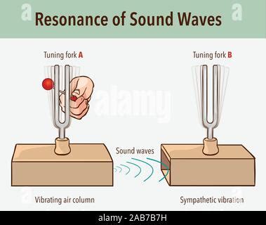 Diapason Exp Rience De R Sonance Lorsque L Un Diapason Est Frapp Les