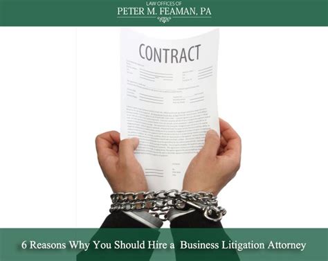 6 Reasons You Should Hire A Business Litigation Lawyer Litigation