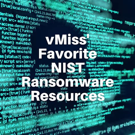 Nist Ransomware Resources