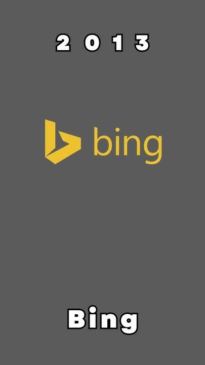 🔍 Bing Logo History 🔍 #LogoHistory - YouTube