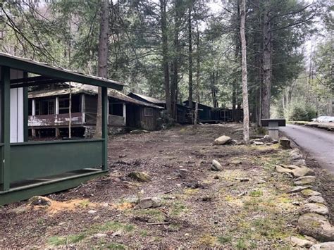 The Dilapidated Buildings In This Abandoned Settlement Have An Eerie