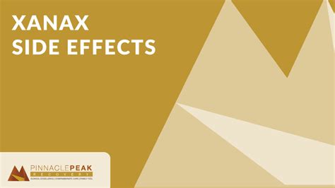 Xanax Side Effects | Pinnacle Peak Recovery