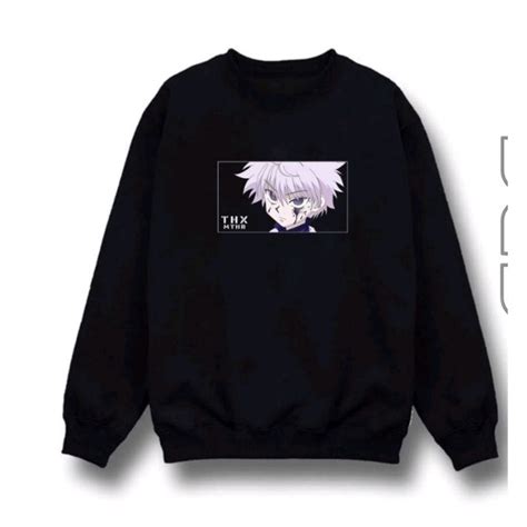 Jual Sweater Crewneck Killua Zoldyck Hunter X Hunter Hisoka Kurapika