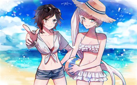 Ruby And Weiss Hit The Beach [ Mistecru] R Rwby