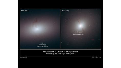 Host Galaxies Of Calcium Rich Supernovae Hubblesite