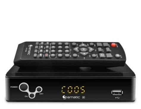 Ematic AT103B Digital TV Converter Box With Remote For Sale Online EBay