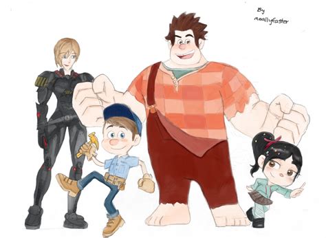 Wreck-It Ralph Characters by Reallyfaster on DeviantArt