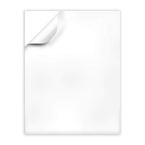 Mr-Label – Clear Waterproof Sticker Paper – Permanent Adhesive – Inkjet and Laser Print ...