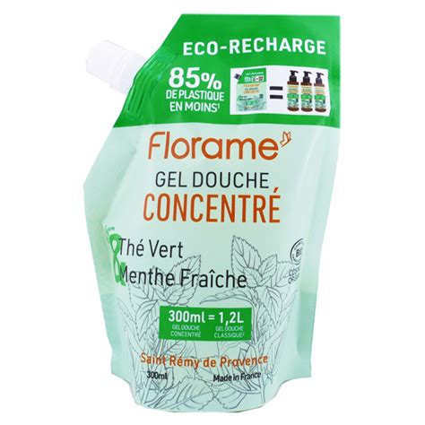 FLORAME GEL DOUCHE ECO RECHARGE THE VERT MENTHE FRAICHE 300ML