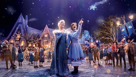 hong kong disneyland resort  debut  snowy christmas  world