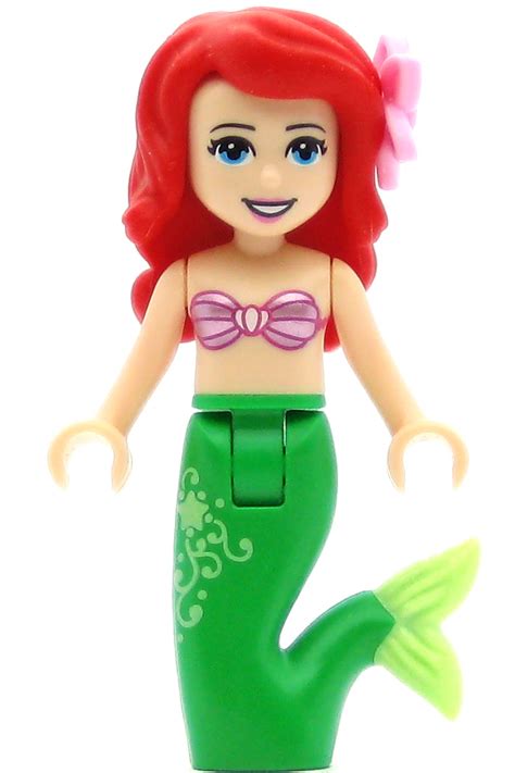 LEGO Disney Princess Minifigure Ariel Mermaid - Flower in Hair