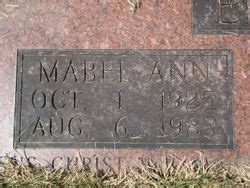 Mabel Ann Reed Ebert Memorial Find A Grave