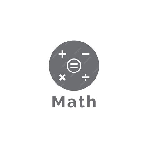 Premium Vector Math Logo Design Vector Templet