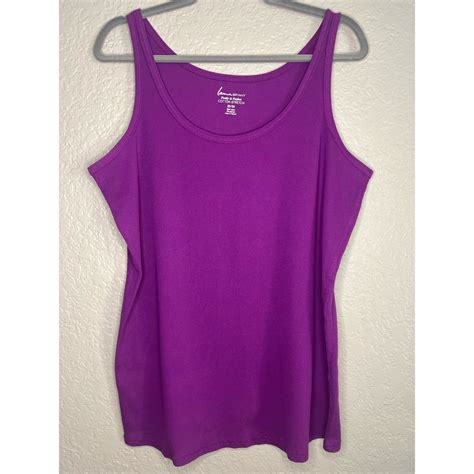 New Before Selling Lane Bryant Euc Purple Ribbed Tank Top Plus Size 22 24 Adsolutionmy