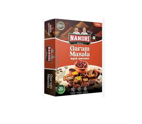 Gram Unbleached Kraft Paperboard Masala Spices Packaging Box At Rs