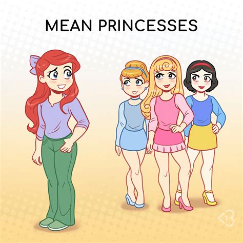 Mean Girl Cartoon