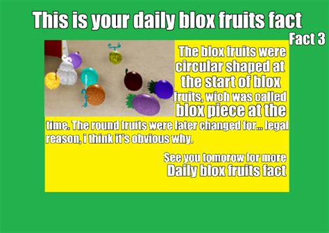 Daily blox fruits fact 3 : r/bloxfruits