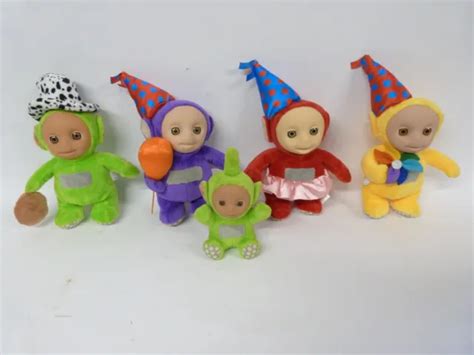 Teletubbies Toy Set Of Talking Soft Toys Lala Po Tinky Winky