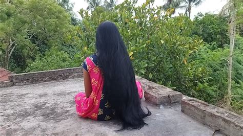 4ft Long Hair Play For Cute Indian Girl Beautiful Hair Play For Long