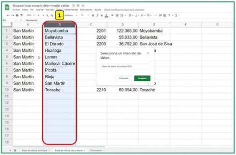 Cómo hacer listas desplegables dependientes en Google Sheets