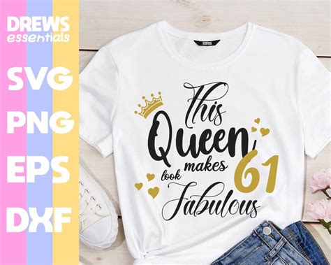 Birthday Queen Svg And Fabulous Svg St Birthday Svg Etsy