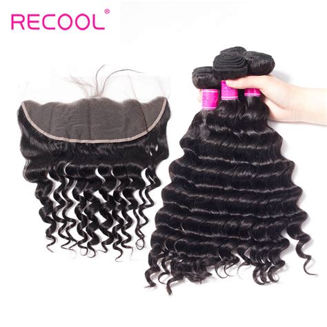 Brazilian Loose Deep Wave Bundles Sale Recool Hair