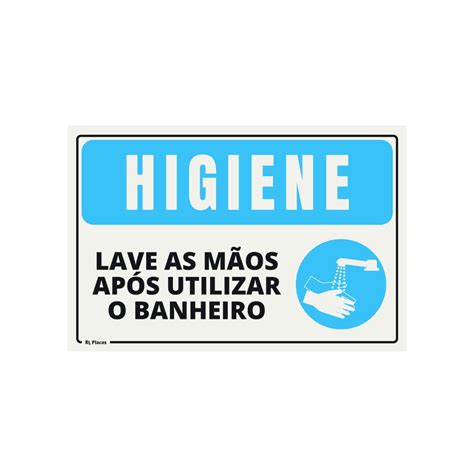 Placa De Sinaliza O Higiene Lave As M O Ap S Utilizar O Banheiro X