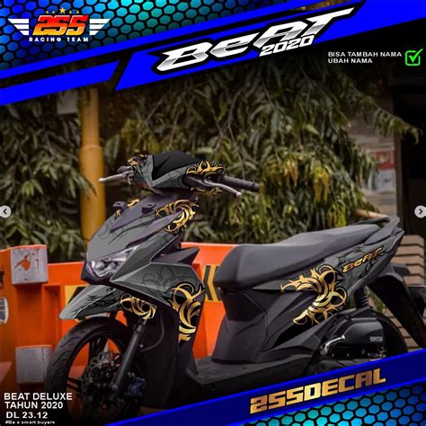 Jual COD Stiker Decal Beat Deluxe 2020 2021 2022 Full Body Fullblok