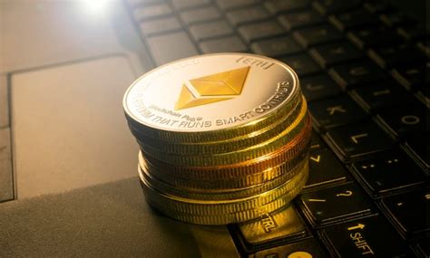 Moneda De Moneda Criptogr Fica Ethereum Foto Premium